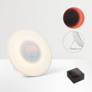 Alarm clock with touch front panel